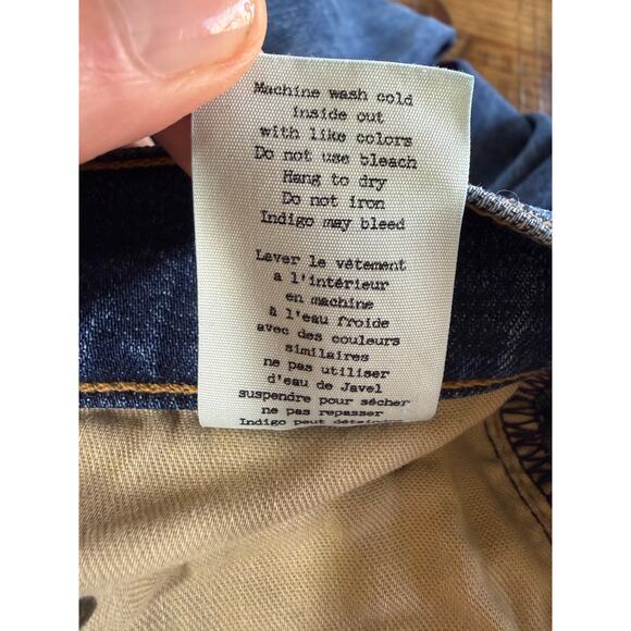 RAG & BONE Women's Dre Mid-Rise Straight Leg Denim Jeans Amelie Blue Size 27 - Picture 13 of 13